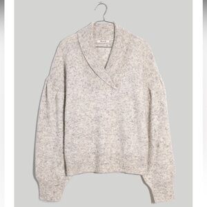 NWT Madewell Vinson Shawl-Collar Pullover Sweater size medium